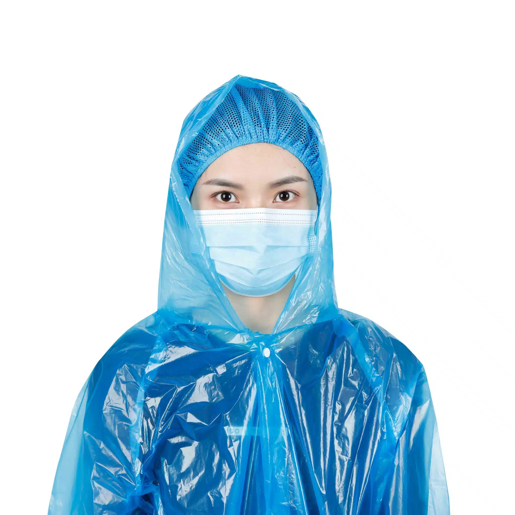 Plastic polyethylene lab visitor coats - Image 5
