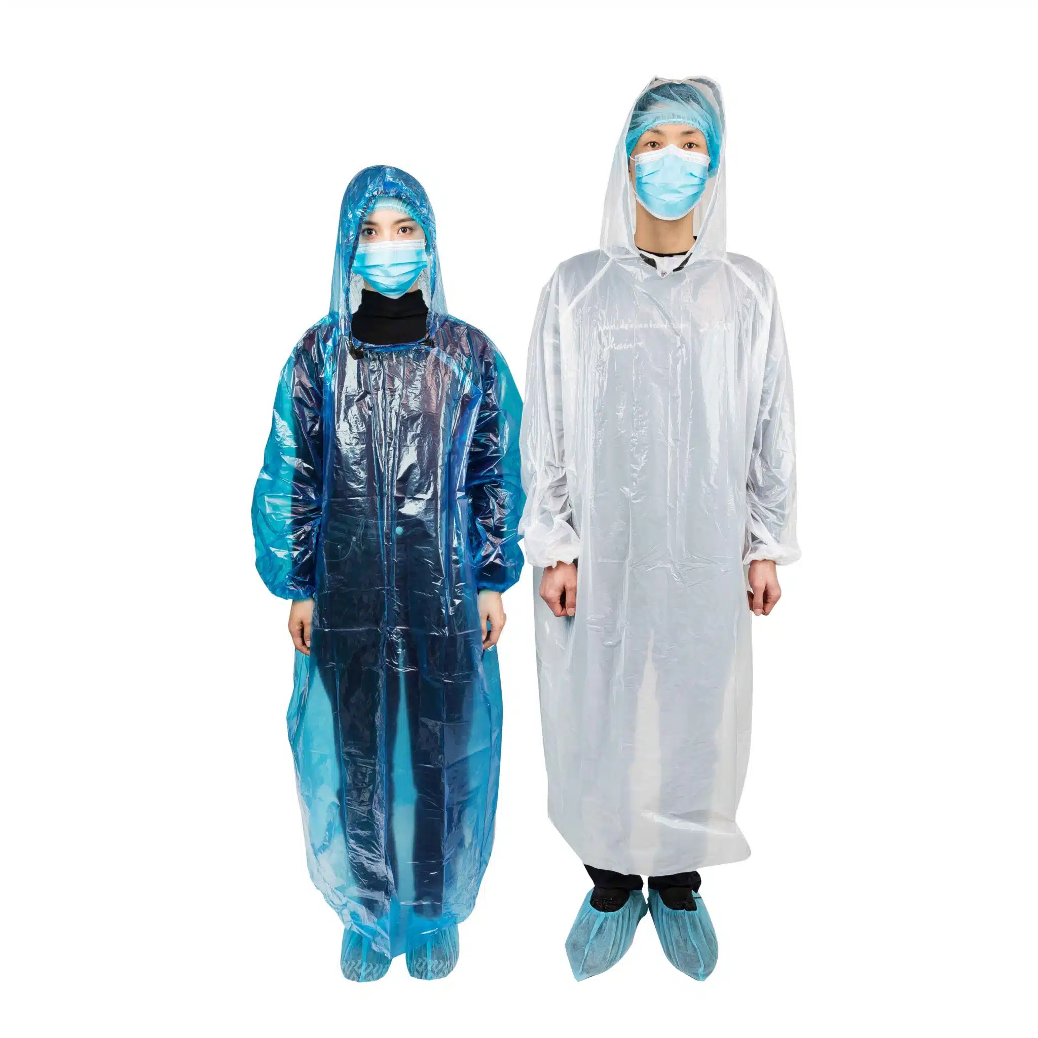 Extra large PE plastic raincoat - 이미지 4