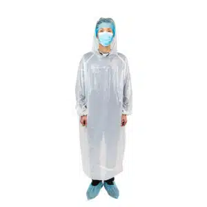 Impermeable extra grande de plástico PE