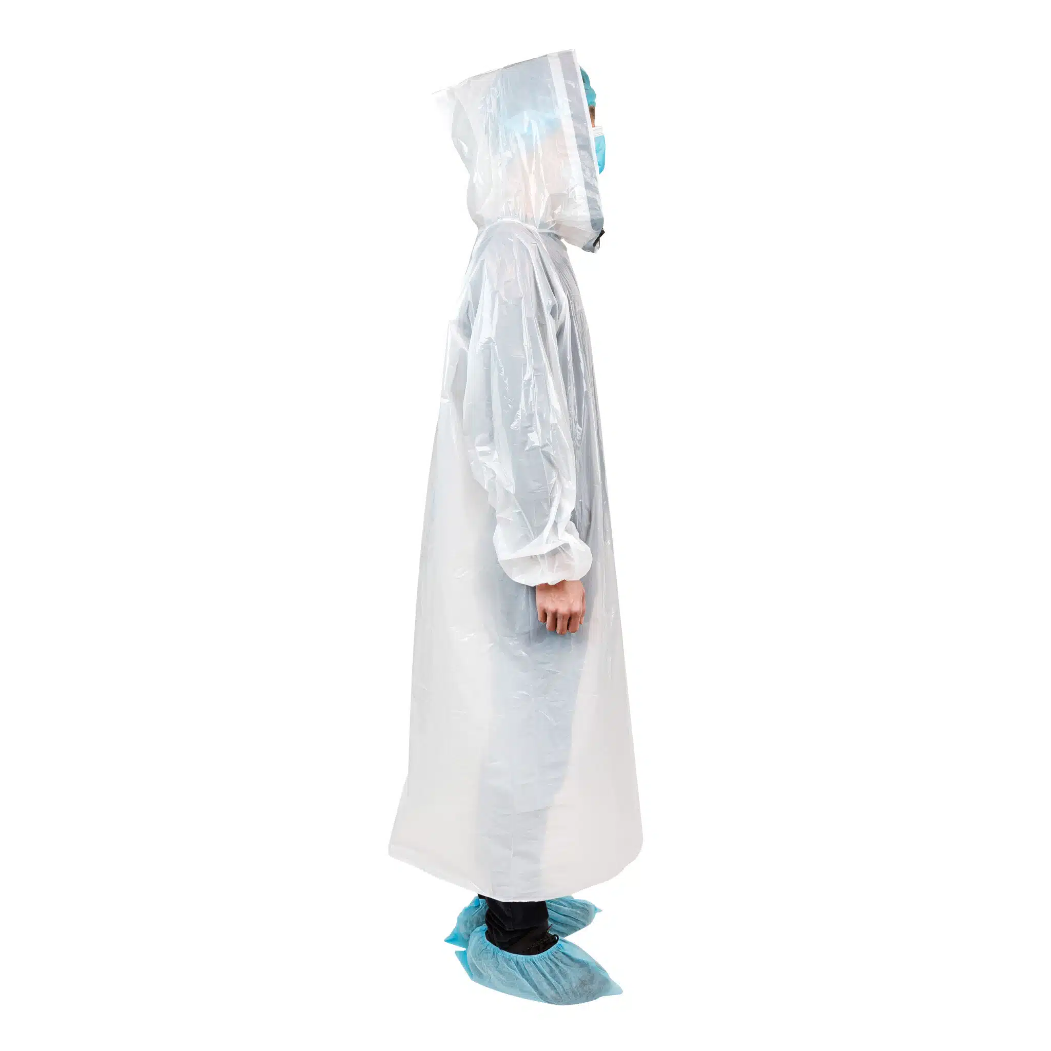 Extra large PE plastic raincoat - 이미지 2