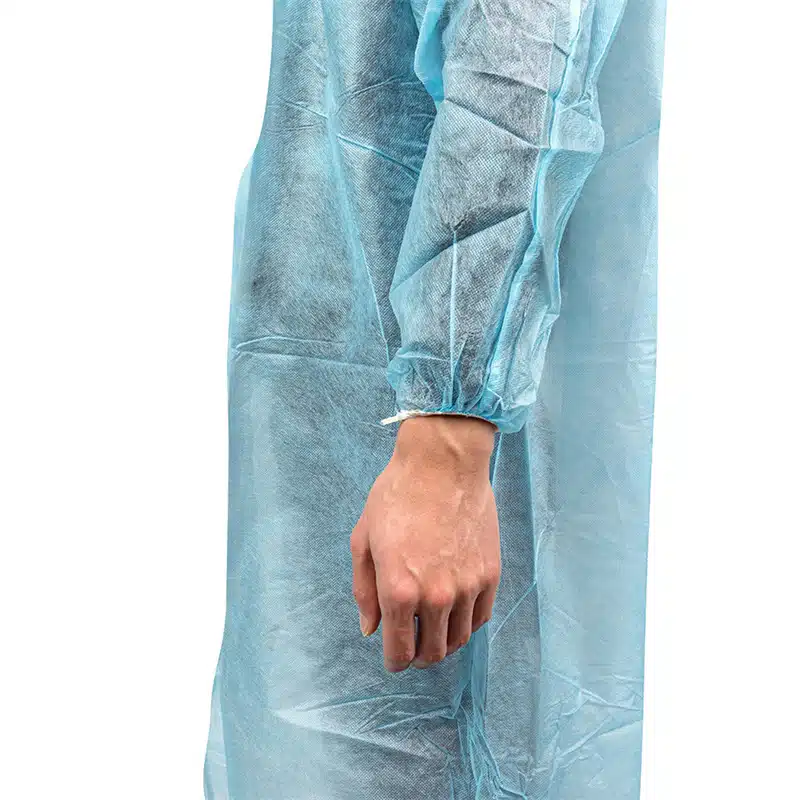 Disposable PP non woven knee length smocks - Image 5