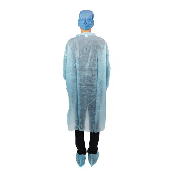 Disposable PP non woven knee length smocks - Imagem 3