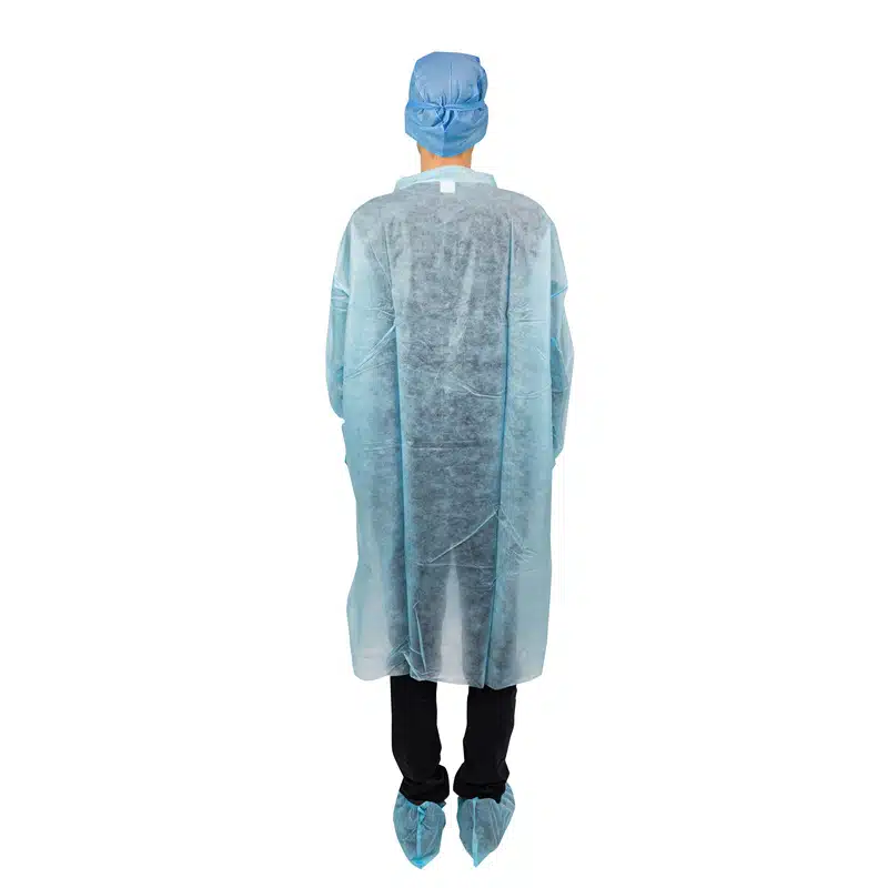 Disposable PP non woven knee length smocks - Image 3
