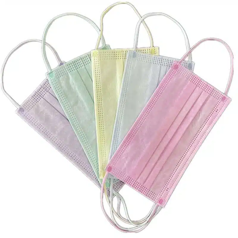 TYPE II Disposable fashion face mask with macaron color — изображение 2