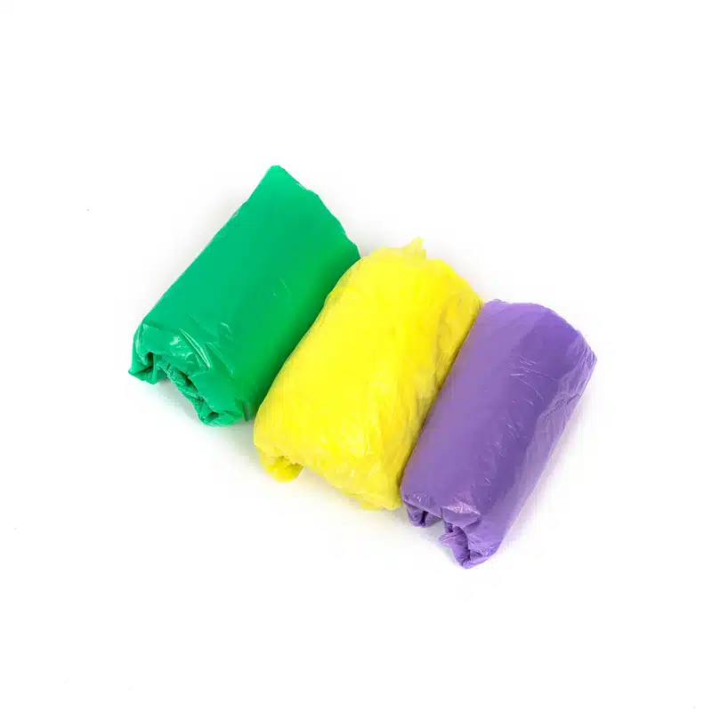 Funda desechable de PE de colores para el brazo