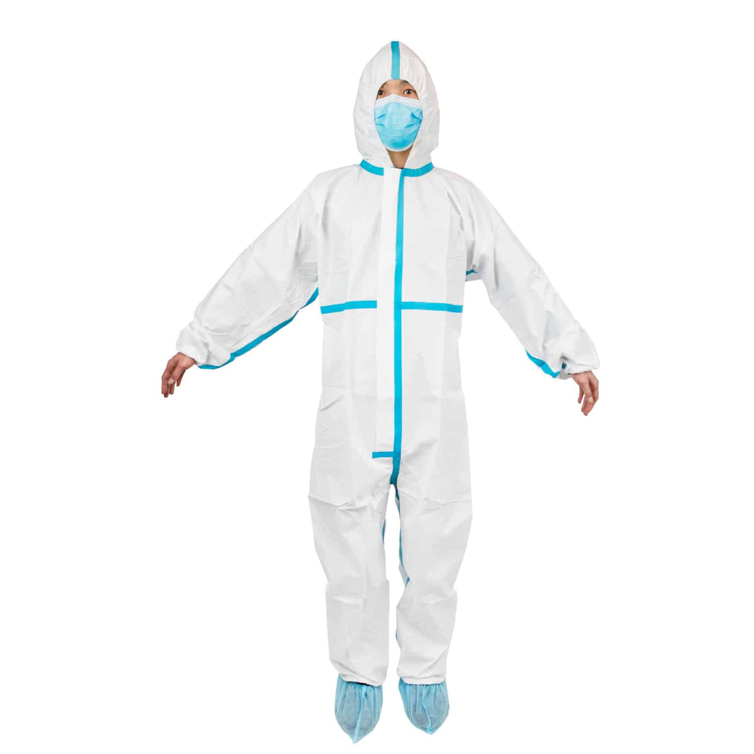Disposable Medical Coverall with Blue Tapes YouFu Medical