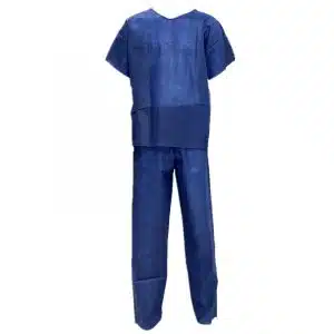 SMS non woven dark blue hospital uniform suits