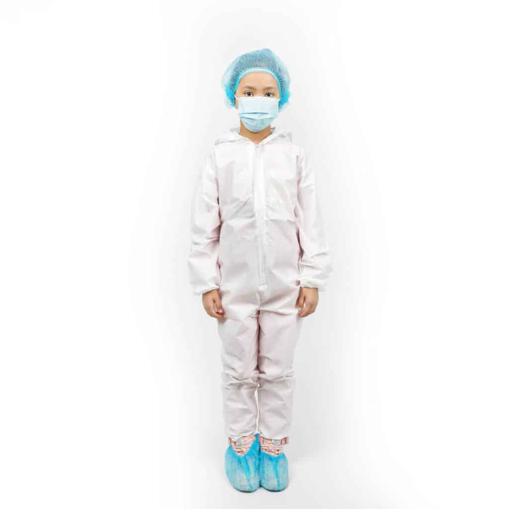 Kids Waterproof And Breathable Outfits Size 4XS XS 45 65gsm kids-waterproof-and-breathable-outfits-size-4xs-xs-45-65gsm