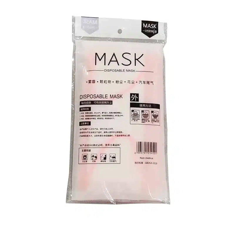 Candy color disposable face mask BFE 99% - 画像 (3)