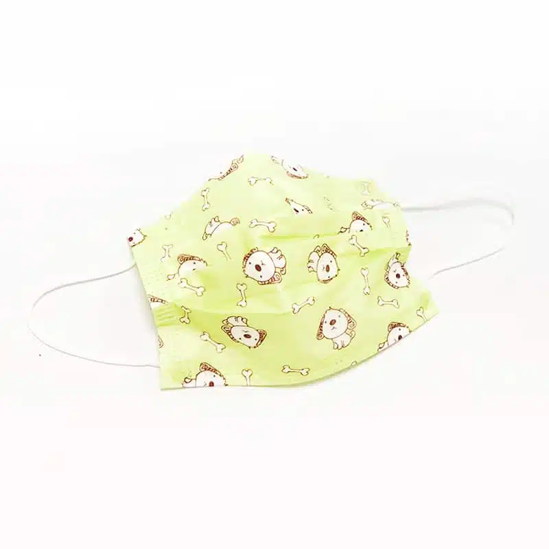 Mascarilla desechable impresa para niños