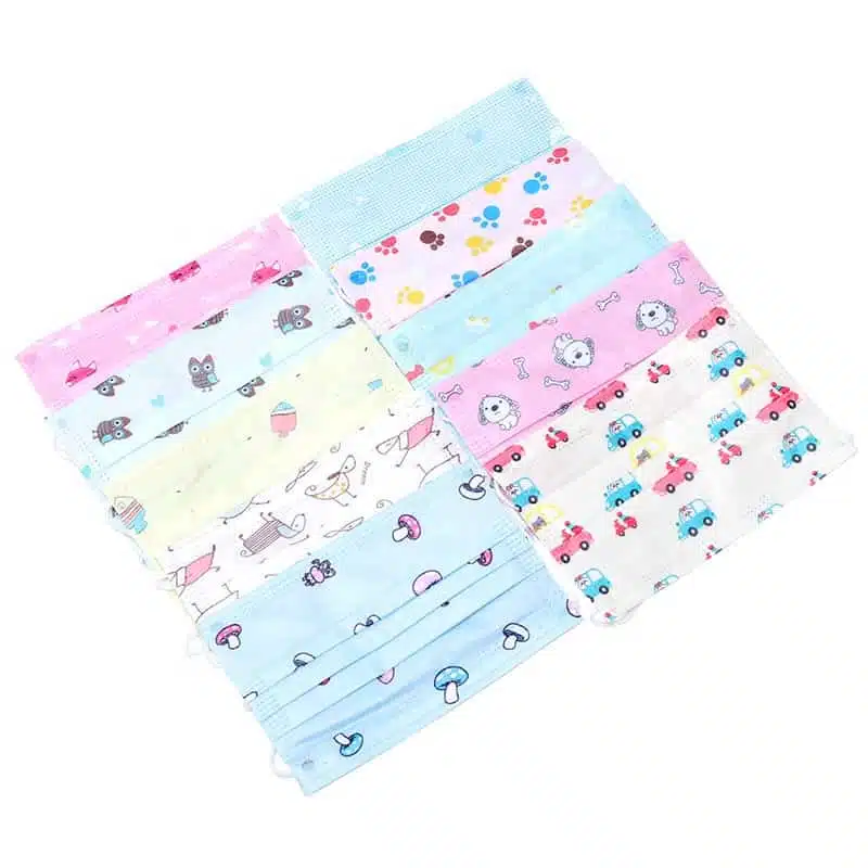 Disposable printed face mask for children - Imagen 4
