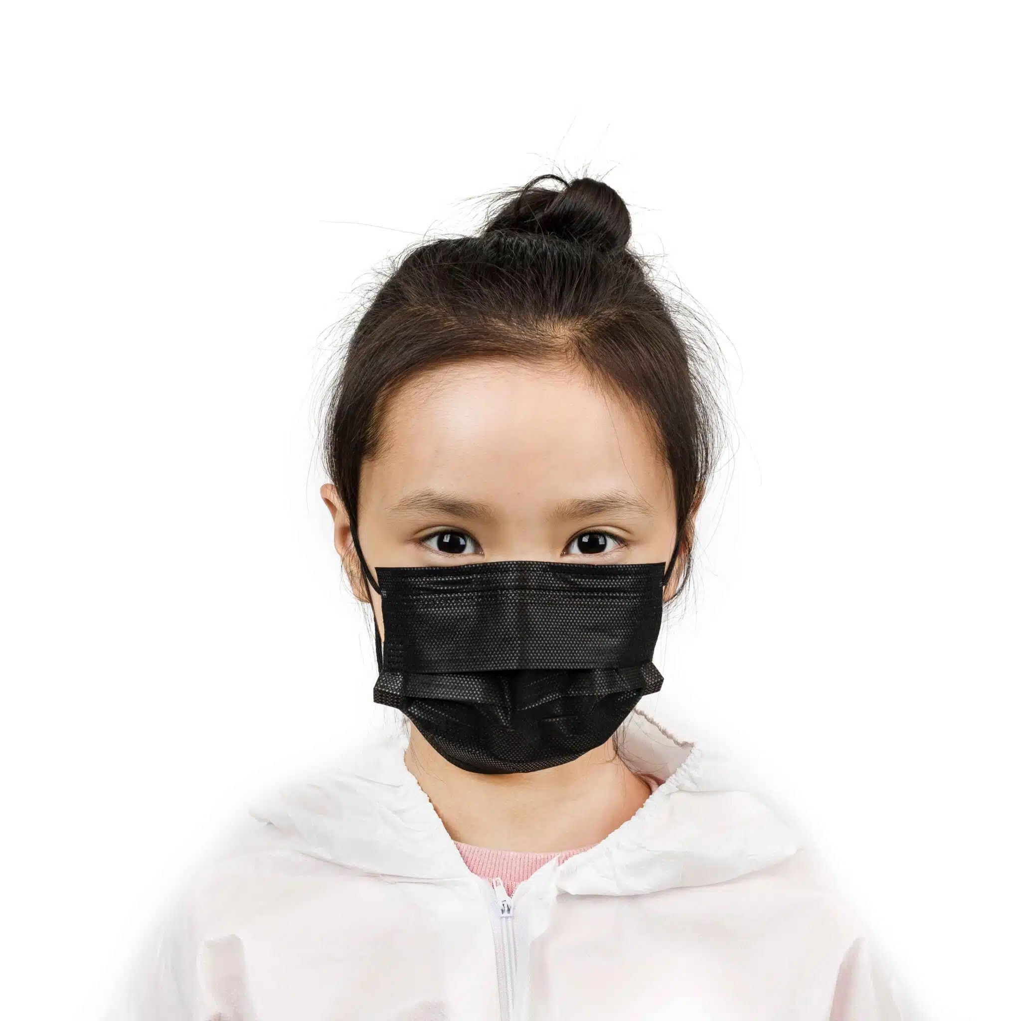 disposable black face mask with ear loop – Image 5