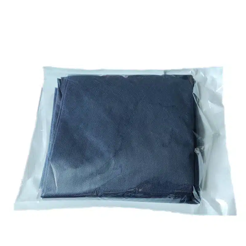 Navy blue disposable urology exam shorts – Image 4