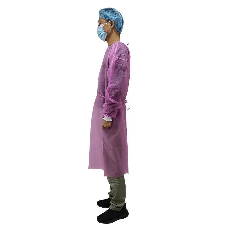 Colorful PP non woven isolation gown - รูปภาพ 2