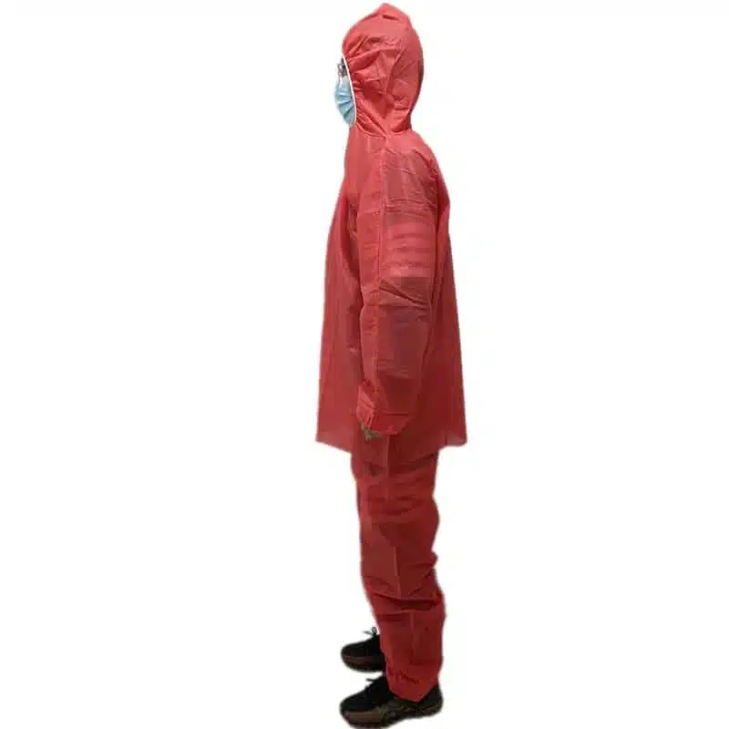 Disposable non woven suits with hood and long sleeves - รูปภาพ 2