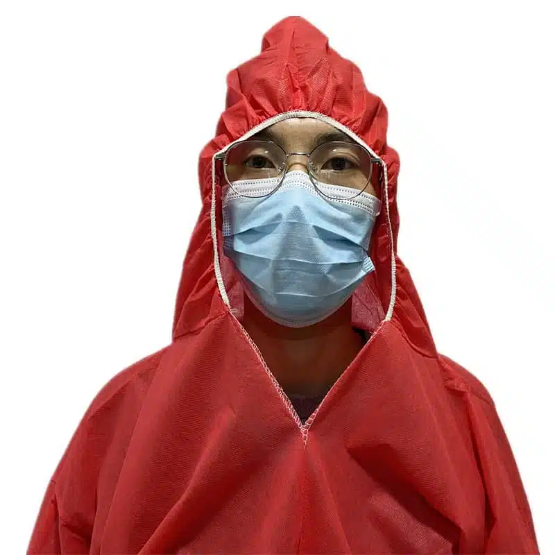 Disposable colorful non woven suits – Image 3