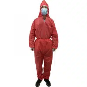 Disposable colorful non woven suits