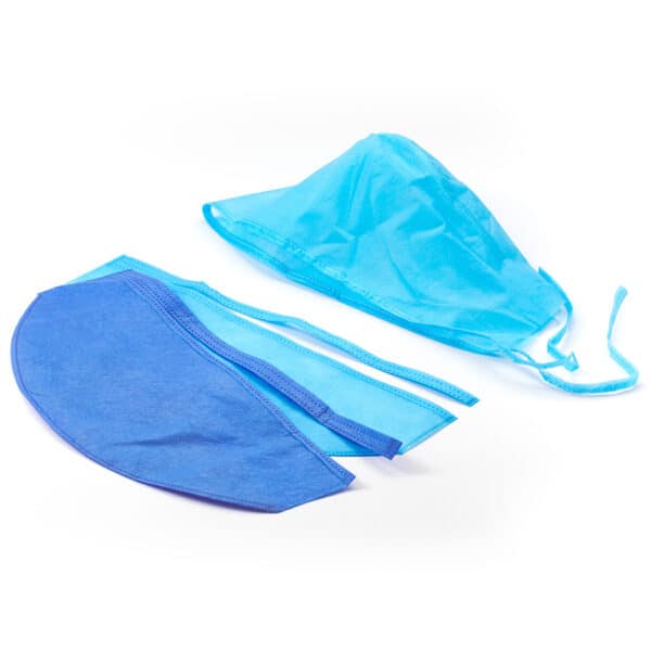 Disposable surgeon cap with ties