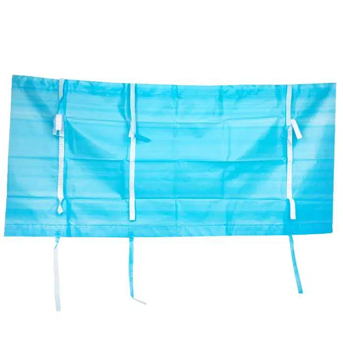 양면에 스트랩이 있는 일회용 슬라이드 시트