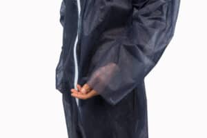 coverall with open cuffs