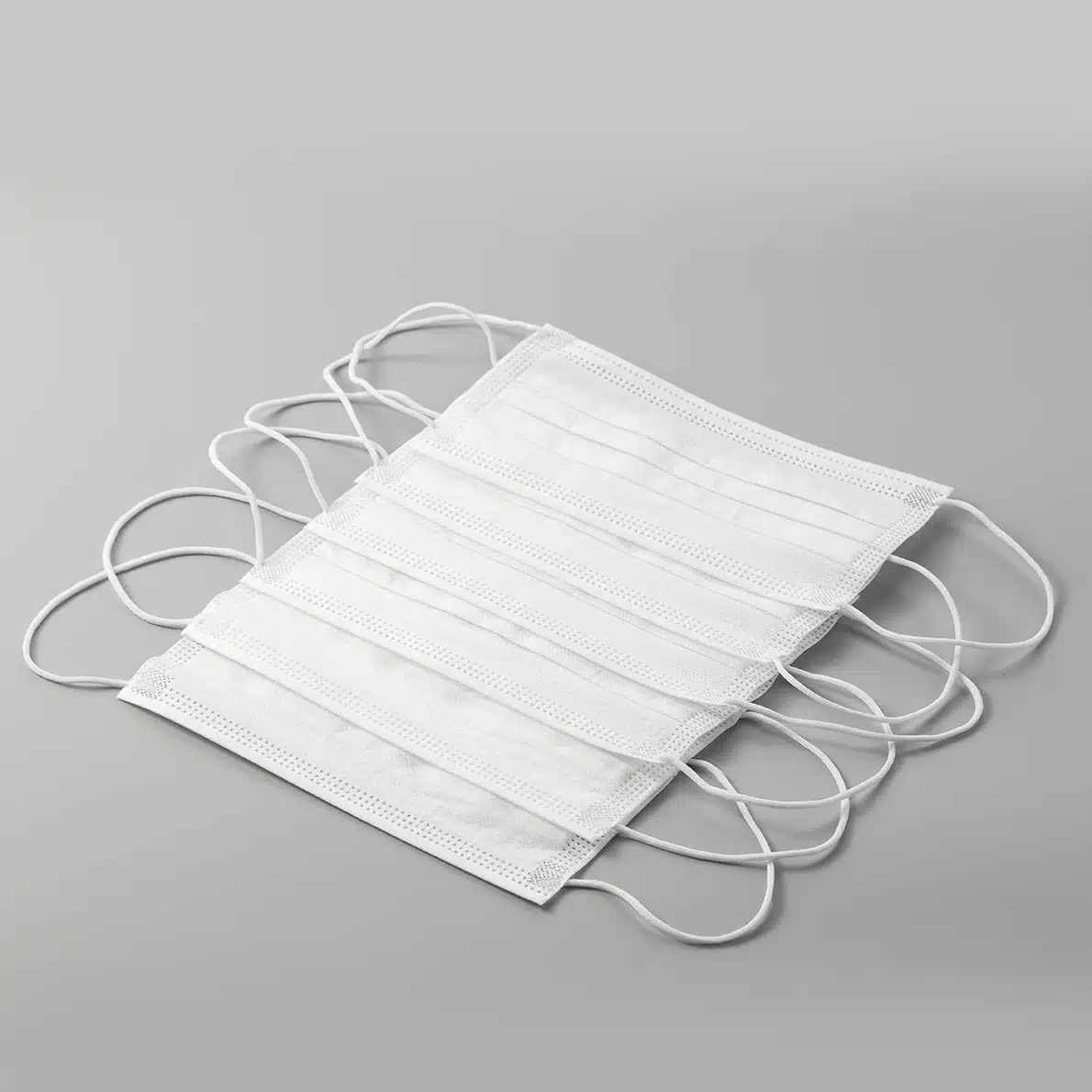 White disposable protective face mask TYPE II - Image 4