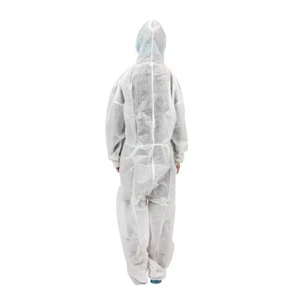 Disposable white PP coverall - รูปภาพ 3