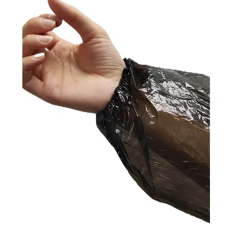 ⁦Black plastic arm sleeves for tattoo⁩ - الصورة ⁦4⁩