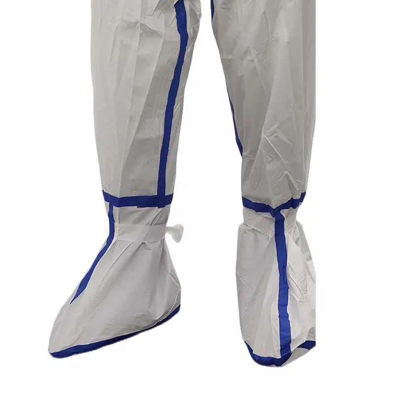 Disposable biohazard suits with hood and boots - รูปภาพ 2