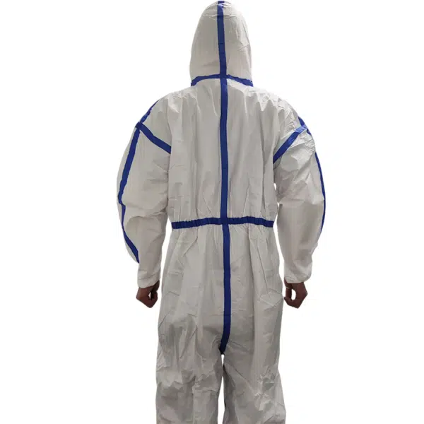 Disposable biohazard suits with hood and boots - 이미지 5