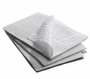 Stack of white bubble mailer envelopes.