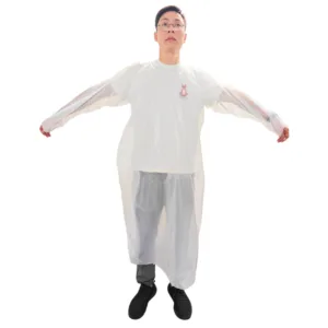 New style disposable PE gown in roll
