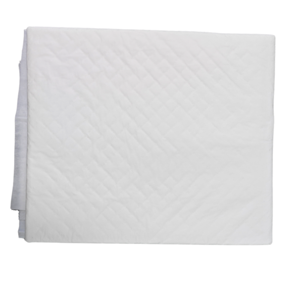 White quilted bed pad