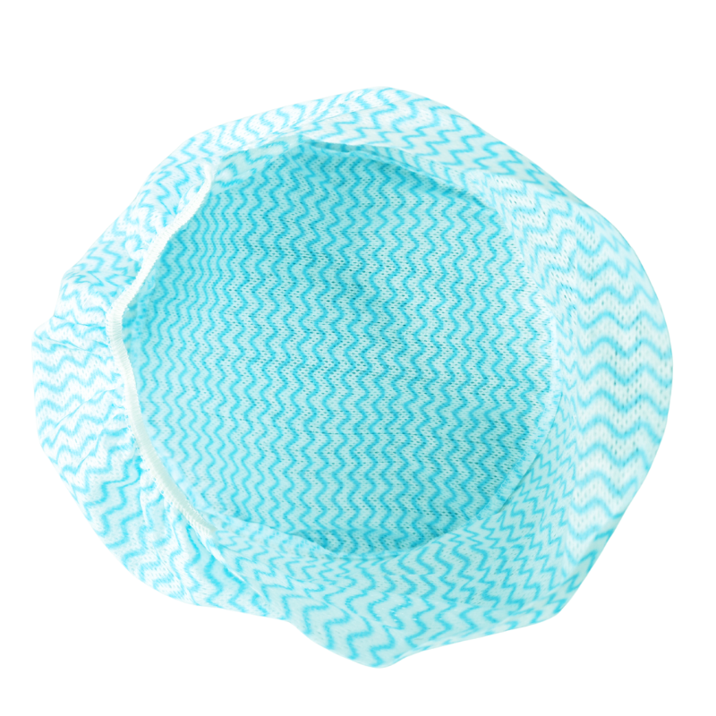 Tapón azul desechable para uso médico.