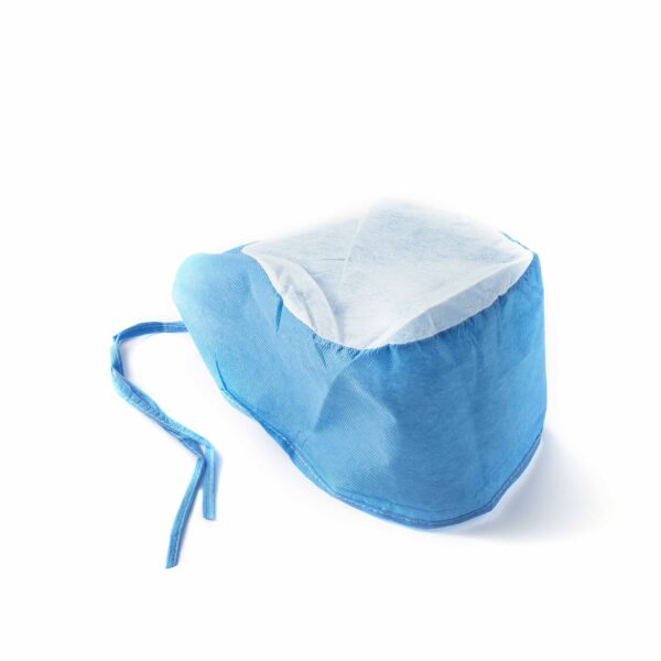 Blue medical surgical cap