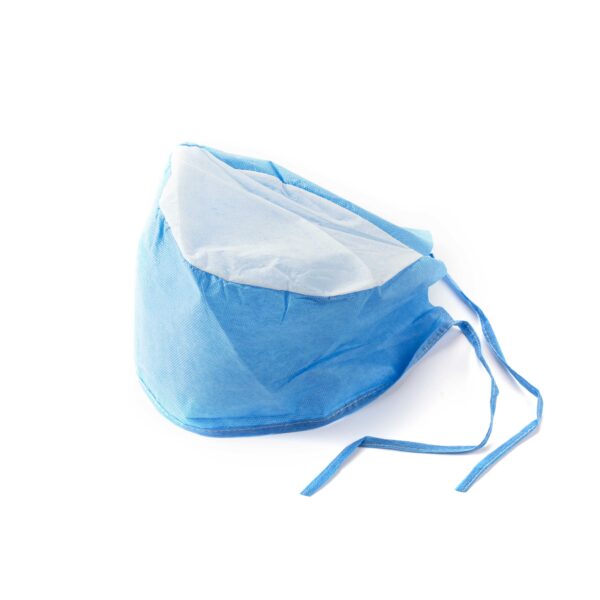 Blue disposable surgical mask