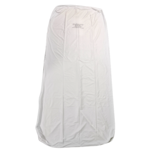 Белая простыня с напечатанными инструкциями