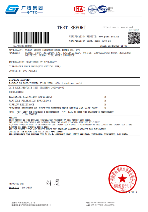 TEST REPORT